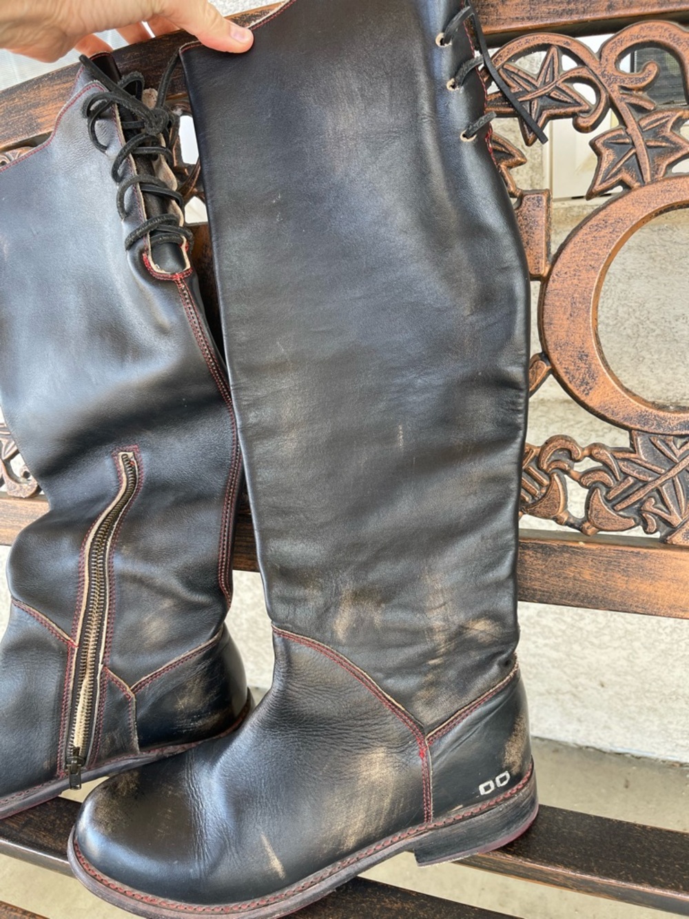 Tall Leather Boots - Picture 6 of 13